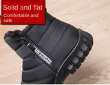 Botas de nieve de invierno para hombre, zapatos impermeables con doble cremallera, botas de lluvia, botas de pesca de invierno, zapatero de invierno, botas para hombre
