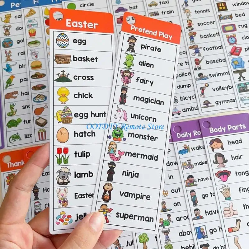 High Frequency Sight Words Double-Sided Study Cards English Words Reading Cards For English Language Learning