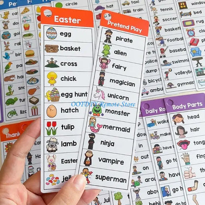 High Frequency Sight Words Double Sided Study Cards English Words Reading Cards For English Language Learning