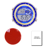 Motorcycle Digital Clock Waterproof Motorbike Stick-on Dashboard Car Clock Car Stick-On Mini Watch For Dashboard Boat Bike