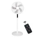 16 Inch Smart Pedestal Standing Fan Shaking Time Outdoor Remote Control Floor Fan for Living Room Bedroom Kitchen Home Office