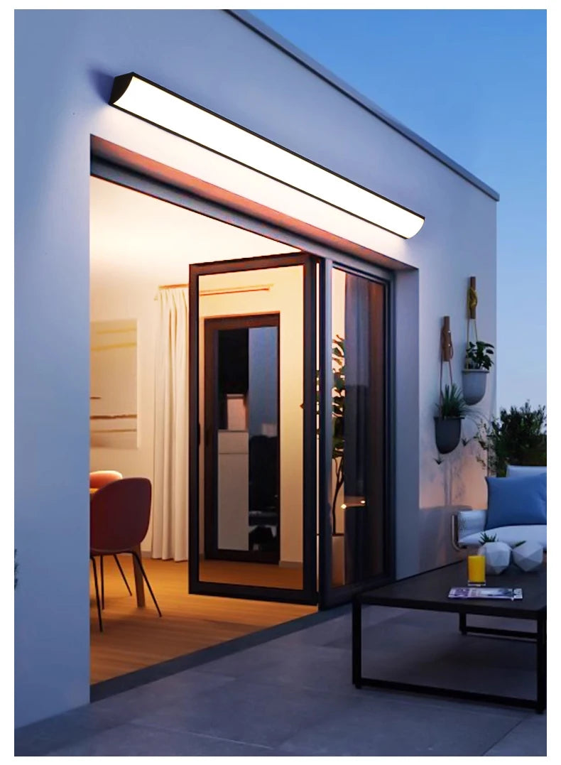 Outdoor wall lamp waterproof and rust proof hallway stairs garden walls balcony doors LED lights modern wall lights