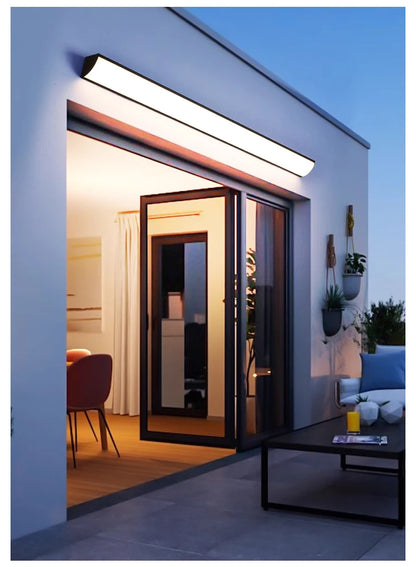 Outdoor wall lamp waterproof and rust proof hallway stairs garden walls balcony doors LED lights modern wall lights