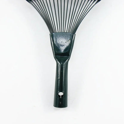 Realmote Rake 22 Toothed Rake Dead Leaf Rake Steel Wire Garden Gardening Tools Agriculture