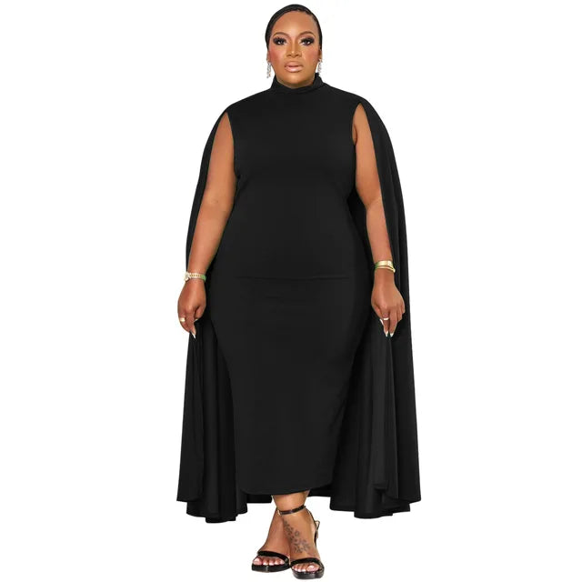 Vestidos de mujer de talla grande 3XL 4XL, batas de otoño e invierno, manga larga, estilo callejero, informales, tallas XL-5XL, vestido midi extragrande. 