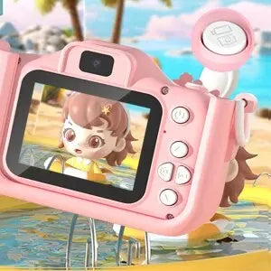 Cámara digital para niños de 1080P HD, cámara de vídeo de 2 pulgadas con funda de silicona, ideal para Navidad y cumpleaños.
