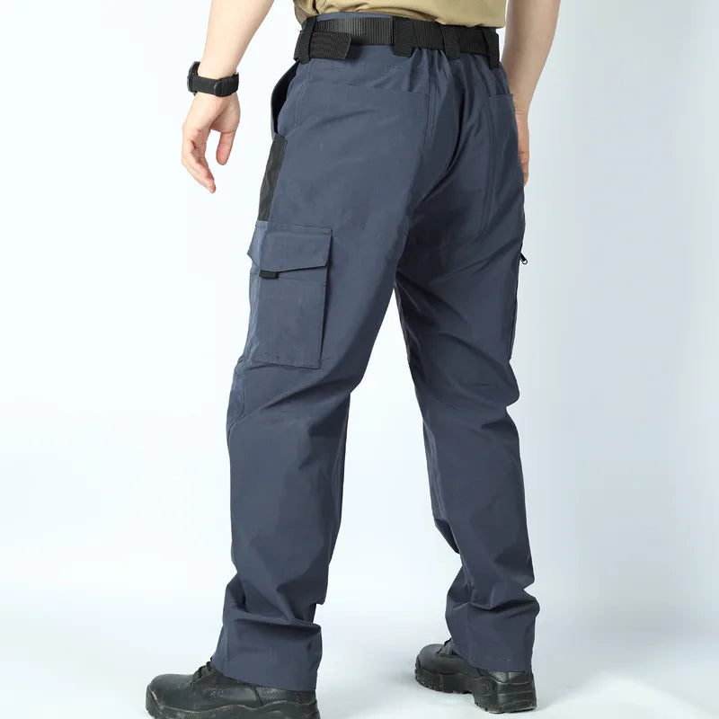 Men's Quick Dry Tactical Pants Water Resistant Outdoor Pants Lightweight Stretch Cargo Hiking Mountain Fishing Camping Pants