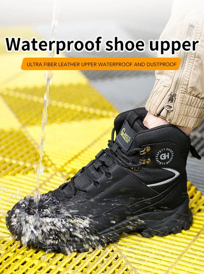 Waterproof Work Safety Boots Men Women Indestructible Anti smash Anti Puncture Work Shoes Protective Men Safety Shoes