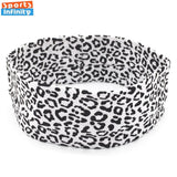 Fashion Leopard Print Sports Headband Yoga Headband Women's Fitness Elastic Cotton Sweat-Absorbing Headscarf Athletic Headwear