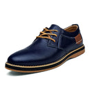 Men Oxfords Genuine Leather Dress Shoes Brogue Lace Up Italian Mens Casual Shoes Luxury Brand Moccasins Loafers Plus Size 38-48