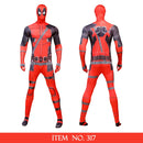 MARVEL Deadpool Cosplay Costumes Kids Adult Superhero Bodysuit Jumpsuit with Mask Rich Accessories Party Clothes Outfits