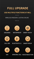 Xiaomi Pro6 True Wireless Headphone Bluetooth 5.2 Earphones TWS Gaming Stereo Noise Reduction Heavy Bass Mini In-ear Earbuds