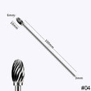 Extra Long 100mm Rotary Rasp File Carving Grinder Abrasive Tools Carbide Burr Alloy Bits Milling Cutter Drill For Metal Wook