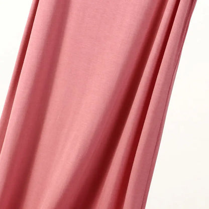 XL to 8XL Lengthen Modal Dress  Large size Spaghetti strap bottoming dresses Halter sundress Camisoles slips Inner Petticoat