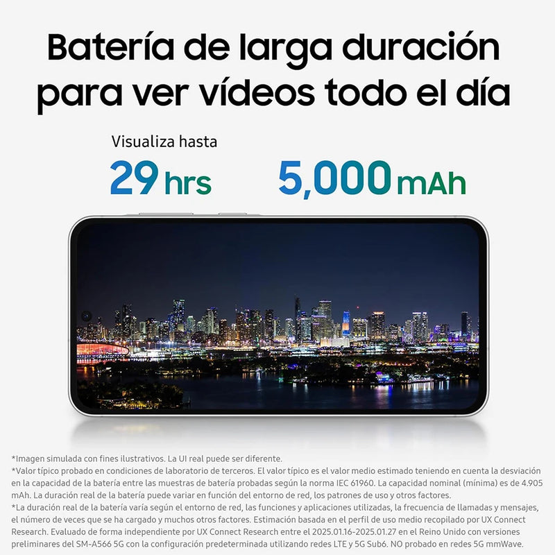 Samsung Galaxy A56 5G Middle East Version Exynos 1580, 6.7" Super AMOLED Display, 120Hz, 50MP Camera, 5000mA, NFC, IP67, No Char