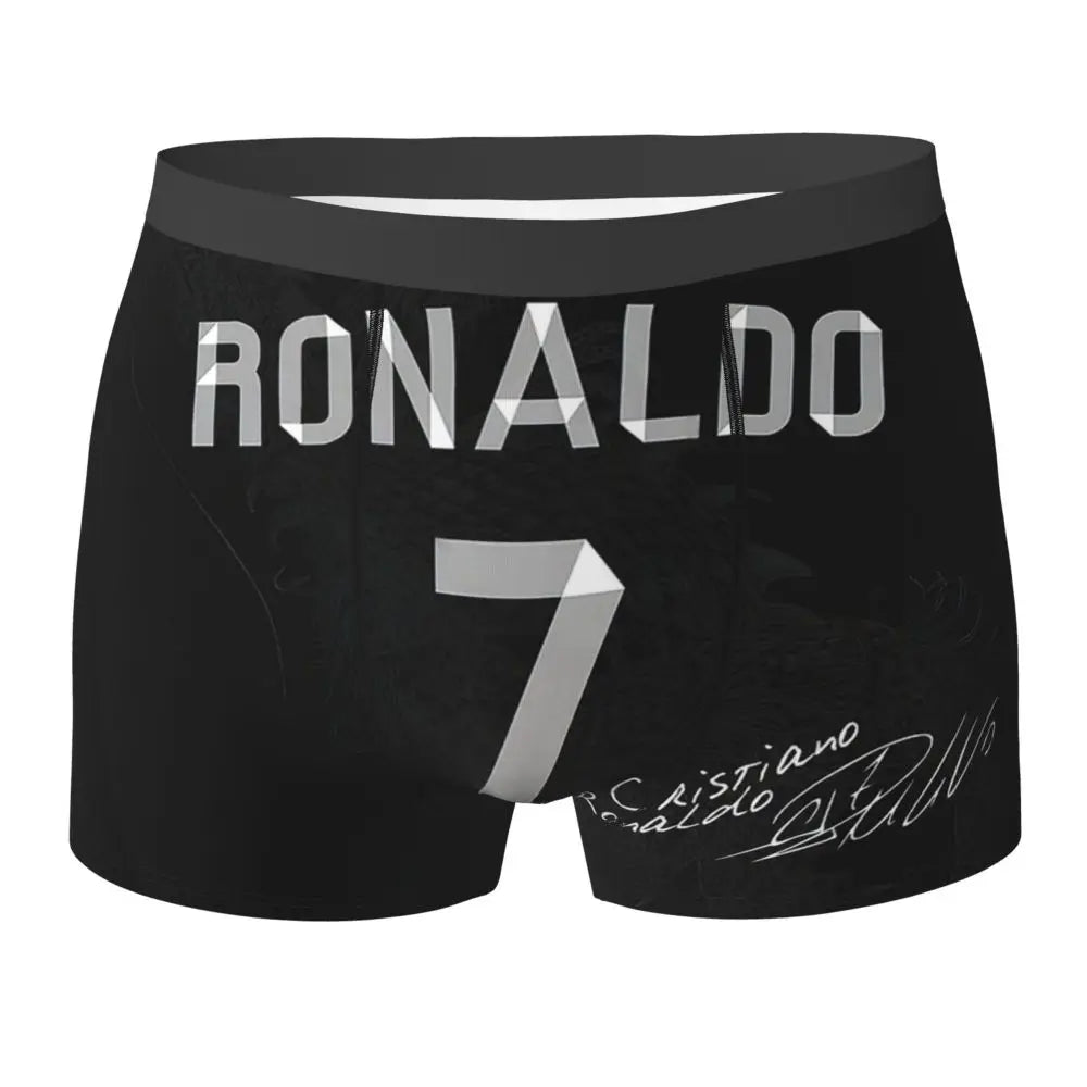 Boxer Briefs Shorts Cristiano Ronaldo Cr7 Underwear Men Ventilated Underwear for Men Boyfriend Gifts