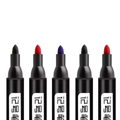 5-50Pcs Waterproof Oil-based Marker Pen Markers Black Blue Red Ink for Glass Metal Stationery Art Drawing Office School Supplies