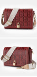 CH Autumn and Winter Solid Color Crossbody Bag Letter Printing High Quality Women's Fashion Elegance 2025 Classic Women's Bag