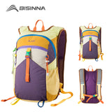BISINNA 18L Camping Backpack Ultralight Portable Travel Bag for Women and Men Outdoor Hiking Cycling Climbing Fishing