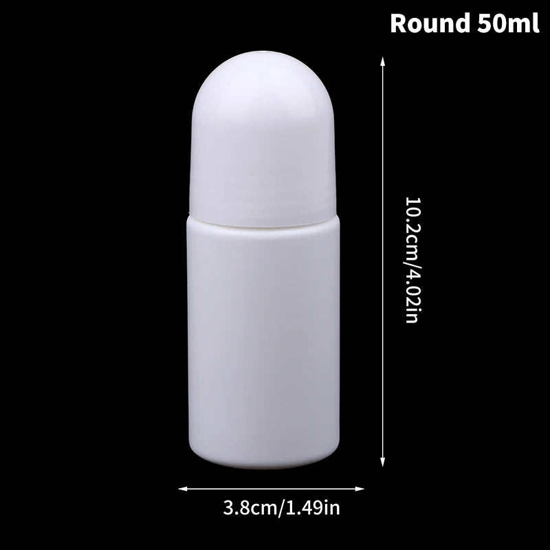 30ML-100ML DIY Deodorant Containers Roller Bottles For Essential Oils Empty Refillable Roll On Bottles