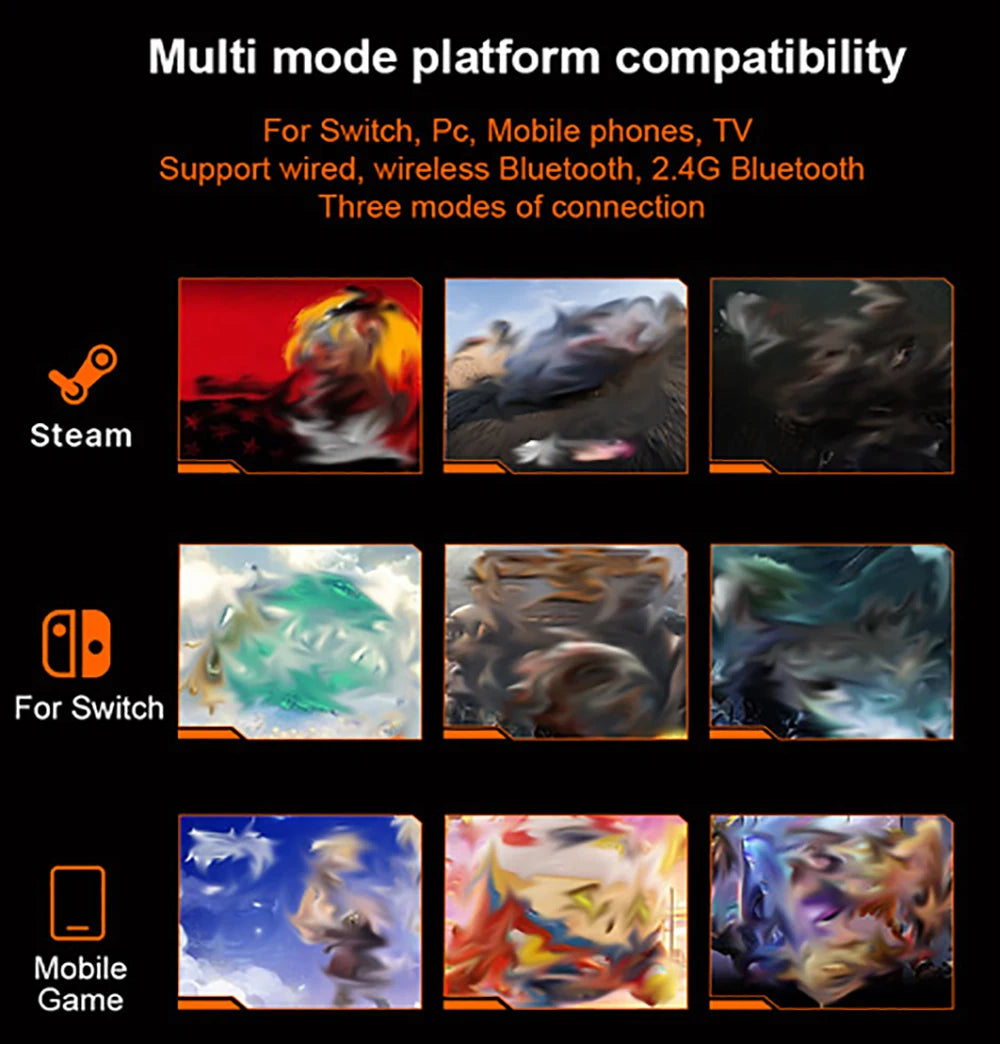 Lenovo S02 Wireless Bluetooth Gaming Controller, Dual Hall Trigger Wireless Gamepad, For Switch, PC, Android, IOS, TV