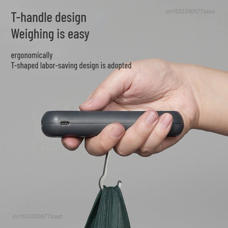 JIMIHOME Mini Household LCD Digital Electronic Scale Multi-function HD Portable Digital Handy Pocket Weight Hook Scale