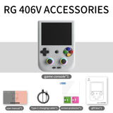 ANBERNIC RG406V Retro Handheld Game Console 4" IPS Multi-touch Screen Android 3D Hall Joystick 5500mAh Video Player 1080p DP Out