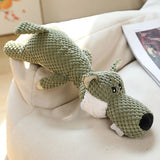 1/3 Pcs Large Dog Toy Bite-Resistant Sound Plush Toy Lion Wolf Elephant Cartoon Pet Toy Squeaky Dog Toy For Small &amp; Medium Dogs