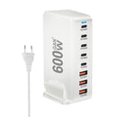 NEW 600W Gan Fast Charge 3.0 USB Type C Fast Charger Mobile 8-port 5C3A PD Charger  Convenient To Carry Tablet Charger
