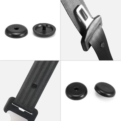 Hebilla de tope para cinturón de seguridad de coche, tope de separación para cinturón de seguridad, botón de tope antideslizante de plástico, venta al por mayor, 5-15 unidades 