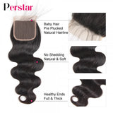 Kit mechas de cabelo humano ondulado com closure - body wave