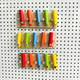 DIY Montessori  Busy Board Material Accessories Rainbow Card Water Pipe Aid Early Education Learning Skill Toy Wooden Toys Gifts