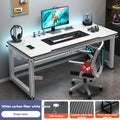 Computer desk, minimalist home gaming desk, small-sized carbon fiber patterned office desk, student study desk, bedroom desk