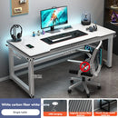 Computer desk, minimalist home gaming desk, small-sized carbon fiber patterned office desk, student study desk, bedroom desk