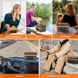 A98I-Cordless Electric Lunch Box, Rechargeable Self-Heating Food Warmer With 16000Mah Battery, For Work/Travel/Car/Office