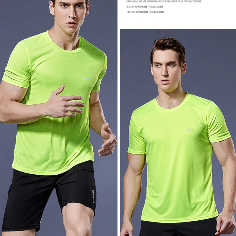 Camisetas para correr, camisetas de fútbol, ​​camisetas deportivas para hombre, camisetas para correr para hombre, camisetas deportivas de compresión de secado rápido para fitness y gimnasio.