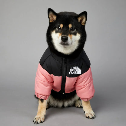 Puppy Coat Dog Down Jacket The Dog Fans Winter Pet Clothes for Small Medium Dogs Warm Thick Dog Vest French Bulldog Dropshipping