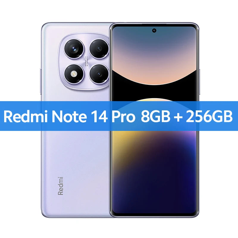 Global version Xiaomi Redmi Note 14 Pro Smartphone 200MP AI camera Helio G100-Ultra NFC 6.67" AMOLED display
