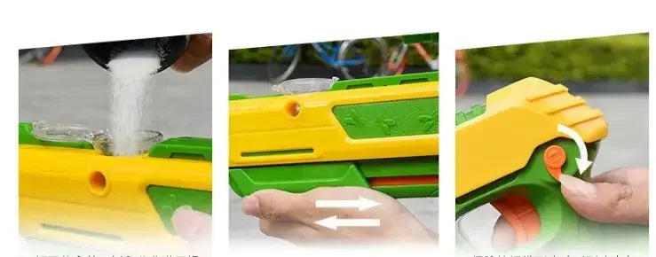 Pistola de sal mejorada con puntería precisa, matamoscas y mosquitos, juguete de simulación para adultos, matamoscas, nuevo juego de disparos de plástico.