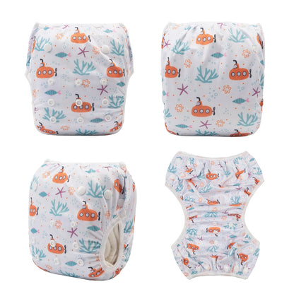 U PICK ALVABABY Swim Nappy Fashion Design Reusable Swim Diaper for Baby Under 1 year Old