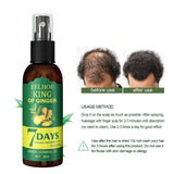 Ginger Hair Growth Serum Sprayer Fast Hair Growth Dense Regrowth Ginger Serum Oil Natural Hair Growth Accelerator For Stronger