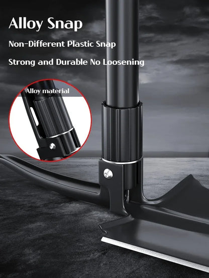 Multifunctional garden shovel for camping, suitable for camping/fishing/wild survival, etc. Shovel. Pickaxe and hoe three-in-one