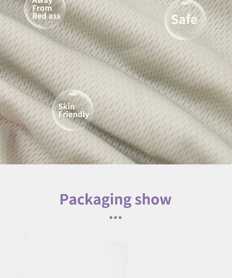 Pañales impermeables Elinfant New Matching para bebé, 8 piezas de tela de malla gris y 8 insertos de microfibra