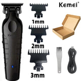Kemei KM-2299 Professional Hair Clipper 1200mAh Electric Hair Clippers USB Rechargeable Hair Trimmers Hair Cutting Machine