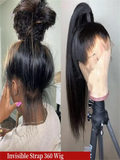 Peruca lace frontal ready to wear cabelo humano liso HD - pronto a usar