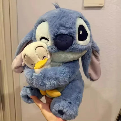Muñeco de peluche Disney Stitch de 20 cm, Lilo y Stitch, bonito pato de peluche, regalo de cumpleaños para niños, juguetes kawaii.