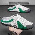 2025 Summer New Half Carrier Men's Shoes Soft Sole Casual Comfortable Sneakers Men's Slip-on Beanie Shoes sneakers for men