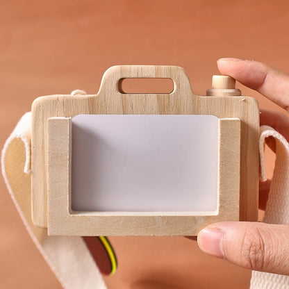 1Pc Wooden Baby Montessori Toys Fashion Camera Pendant Toys for Kids Outdoor Toys Gift Children Wooden Presents Kids Gifts