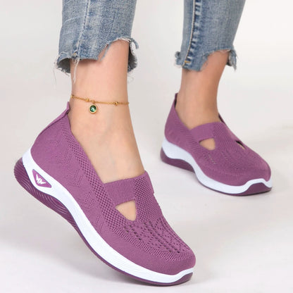 Zapatillas deportivas de primavera para mujer, modernas, transpirables, ligeras, antideslizantes, resistentes al desgaste, informales, planas.
