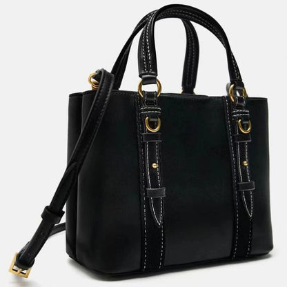 Bolso de diseñador de lujo para mujer, de piel sintética suave, tipo cubo, de alta calidad, tipo bandolera